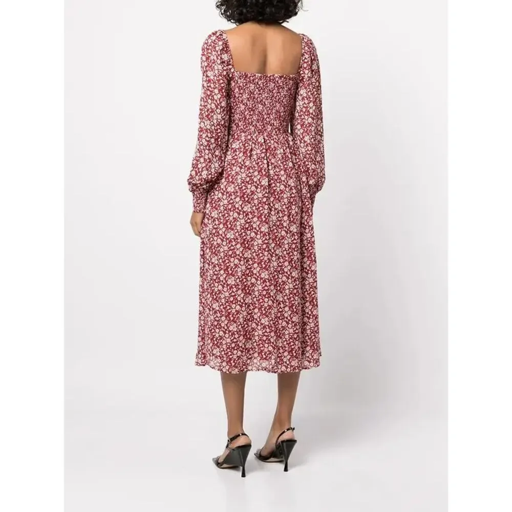 REFORMATION cello floral print dress S